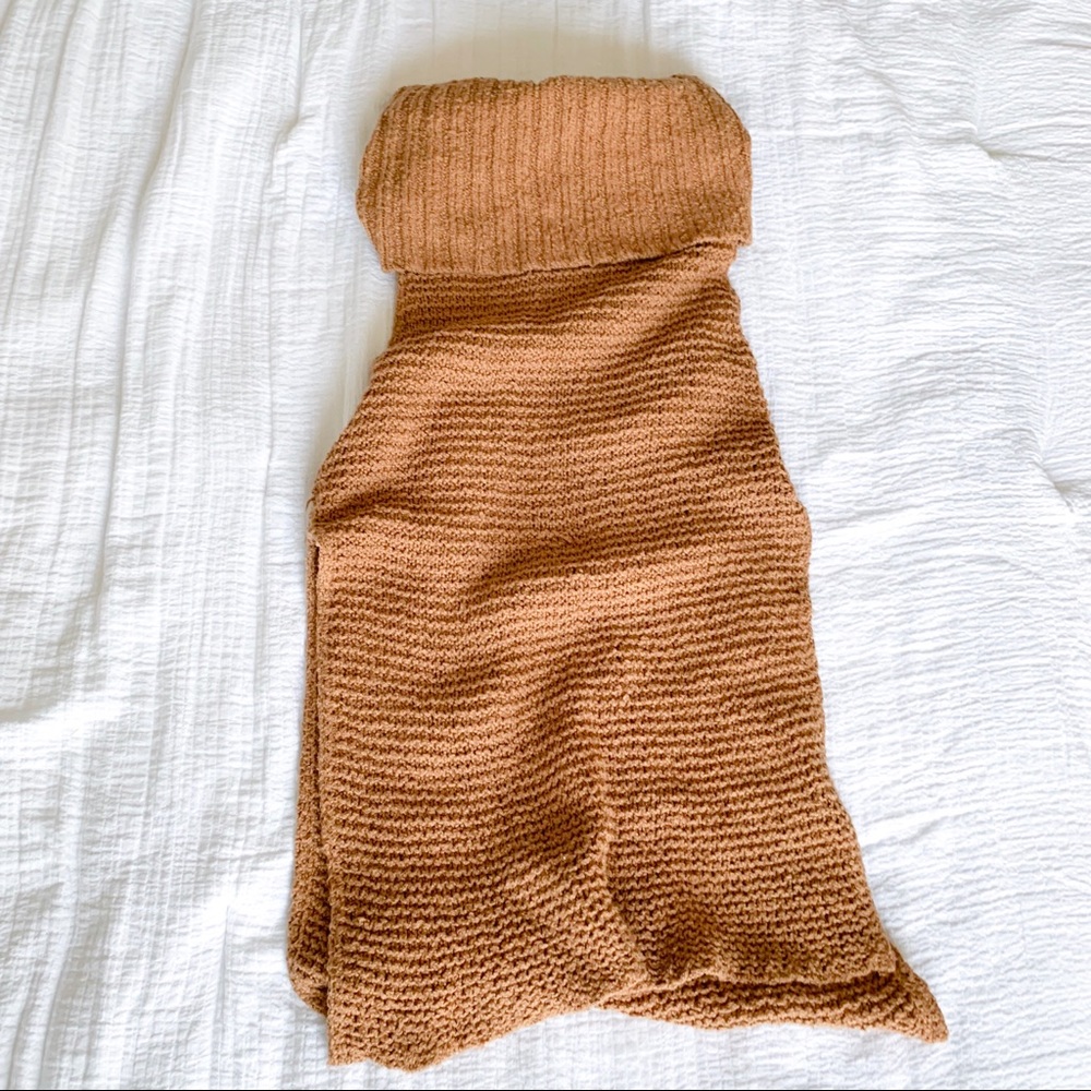 Free People Brown Knit Sweater